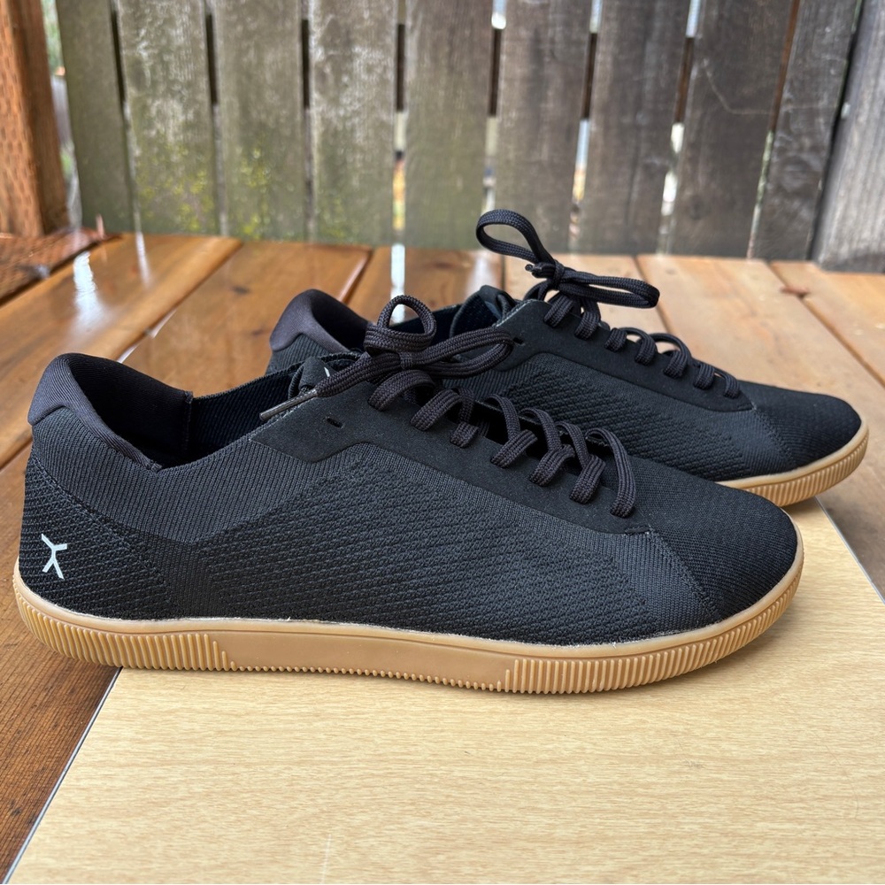 Flux Unisex Adapt Knit Trainer Barefoot Minimalist Shoe Black Gum Sz M12.5/W13.5